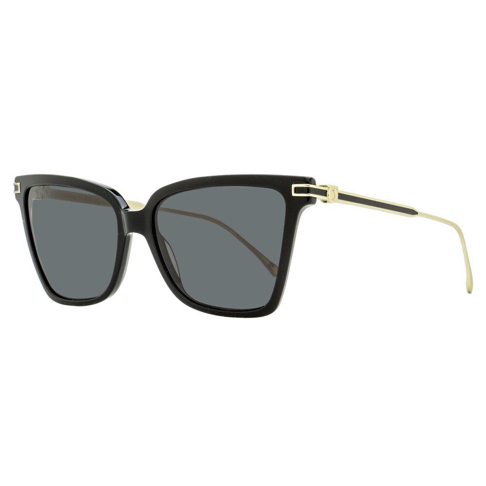 Ferragamo Gancini Butterfly Sunglasses SF2036S 001 Black/Gold 56mm